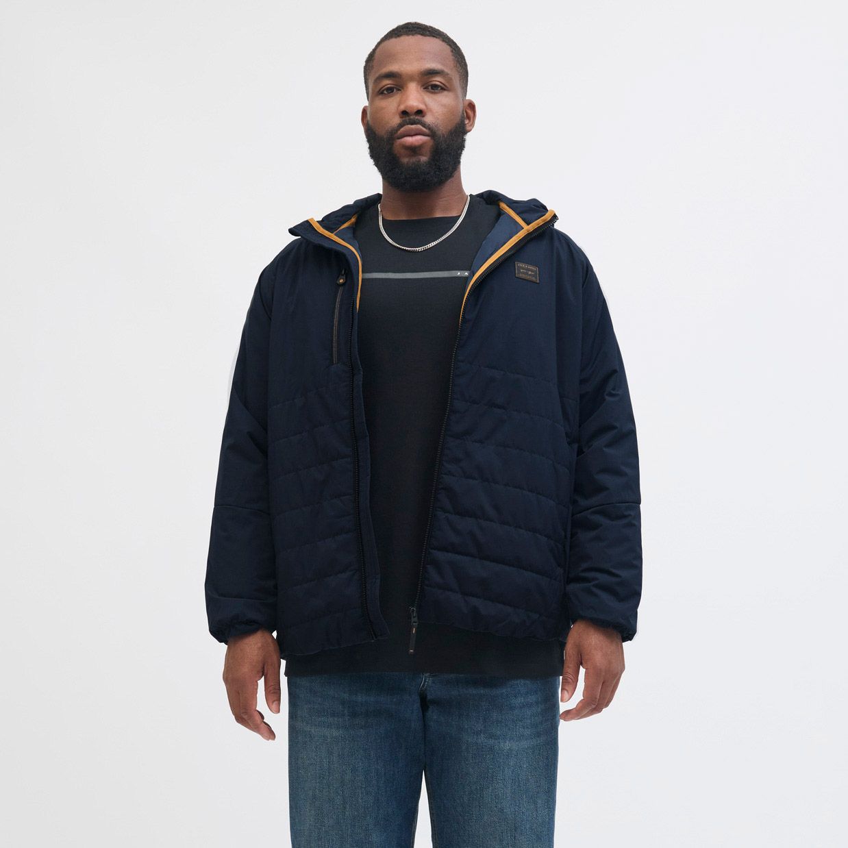 jacadi Jack & Jones Finn Hybrid Jas Heren (plussize) | PlutoSport